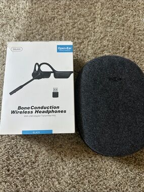 Bone Conduction Wireless Headphones - Black